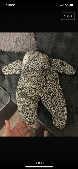 2 Tute Imbottite Bimba Orsetto