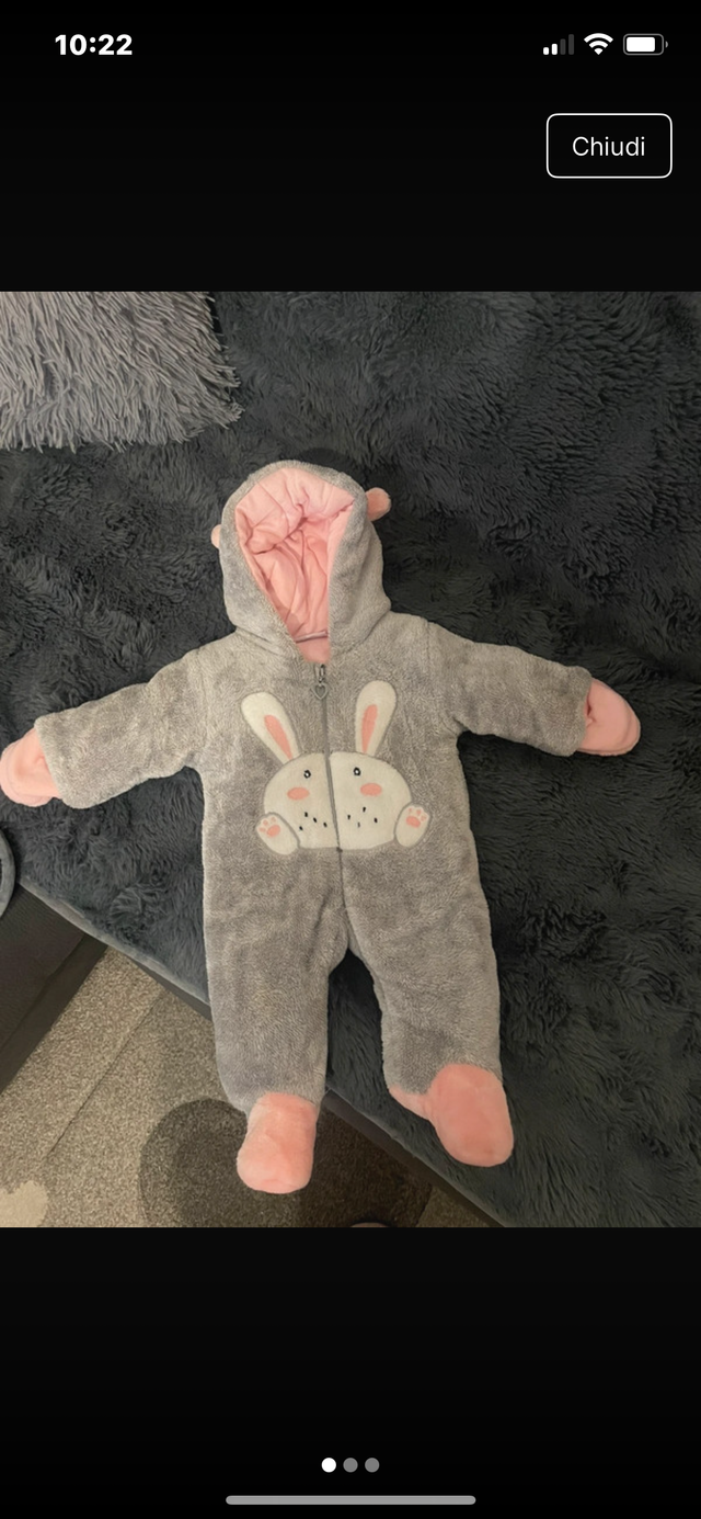 2 Tute Imbottite Bimba Orsetto