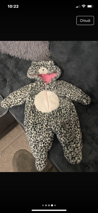 2 Tute Imbottite Bimba Orsetto