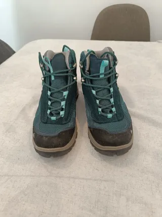 Botas de montaña Quechua verde/azul