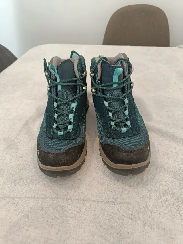 Botas de montaña Quechua verde/azul