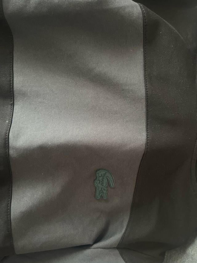 Conjunto Chándal Lacoste Negro y Gris