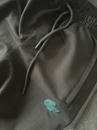 Conjunto Chándal Lacoste Negro y Gris