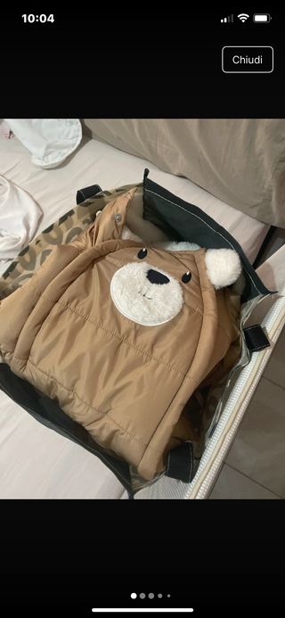 Tuta imbottita orsetto