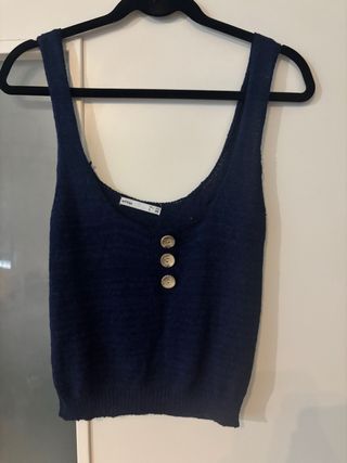 Top punto Lefties azul talla L