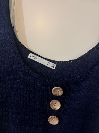 Top punto Lefties azul talla L