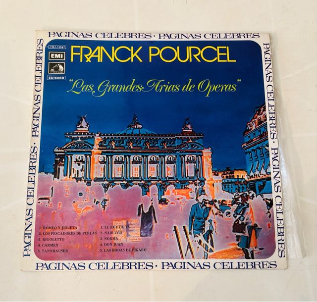 Vinilo Franck Pourcel Las Grandes Arias de Operas