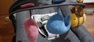 Sdraietta Inglesina grigia con giochi