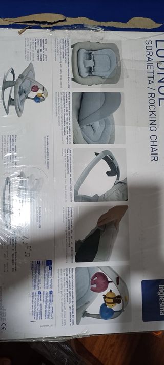 Sdraietta Inglesina grigia con giochi