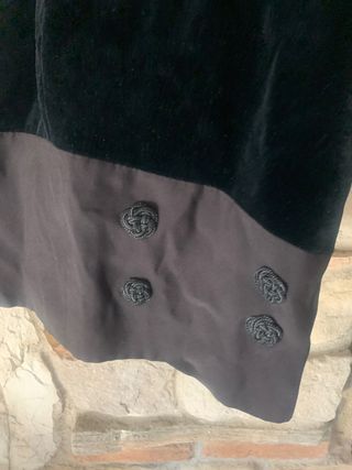 Gonna nera e verde taglia 46