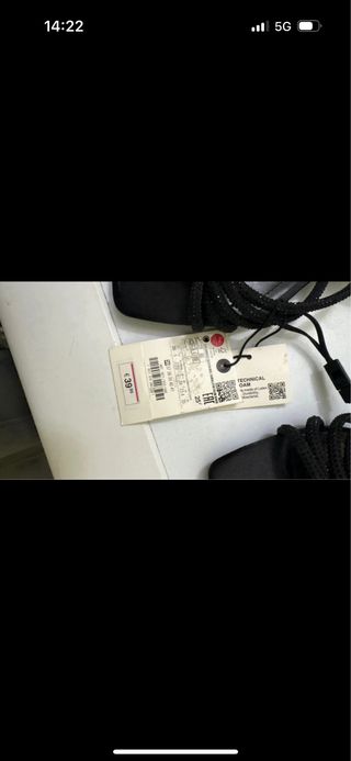 ZARA Sandalias Tacón Negro Talla 36