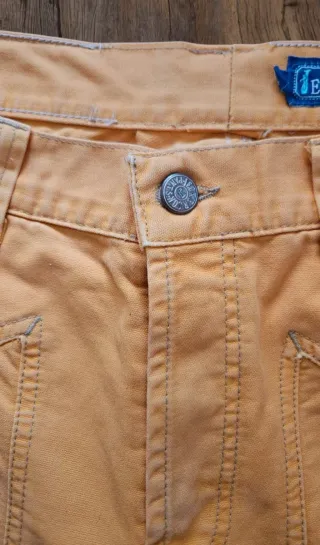 Jeans arancioni uomo