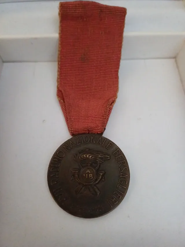 Medaglia Vintage Bersaglieri Alessandro La Marmora