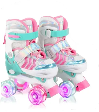 Patines 4 Ruedas con Luces LED