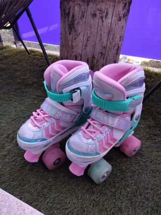 Patines 4 Ruedas con Luces LED