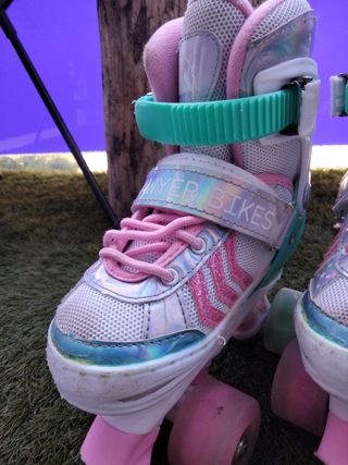 Patines 4 Ruedas con Luces LED