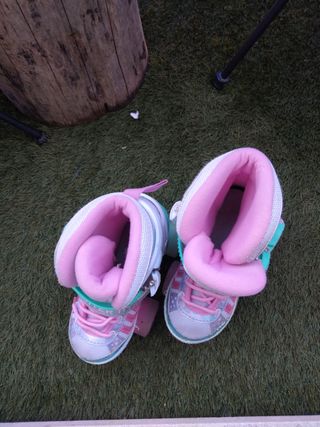 Patines 4 Ruedas con Luces LED