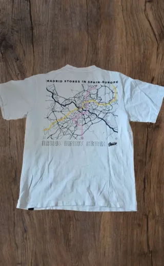 T-shirt Pull&Bear bianca con stampa