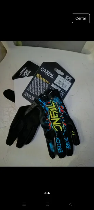 Guantes O'Neal Moto Negro Multicolor
