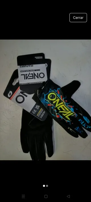 Guantes O'Neal Moto Negro Multicolor