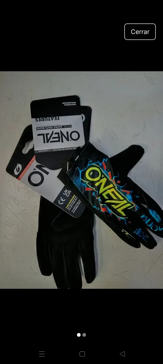 Guantes O'Neal Moto Negro Multicolor