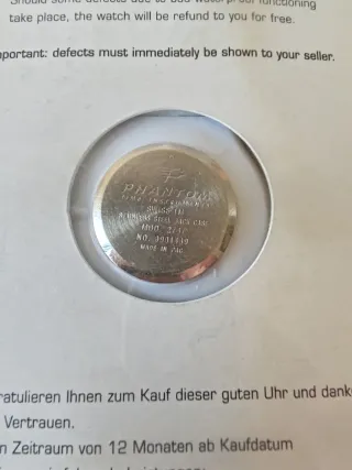 Orologi Phantom Vintage Anni '90