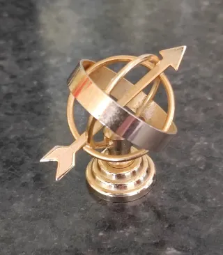 Sfera armillare mignon ottone