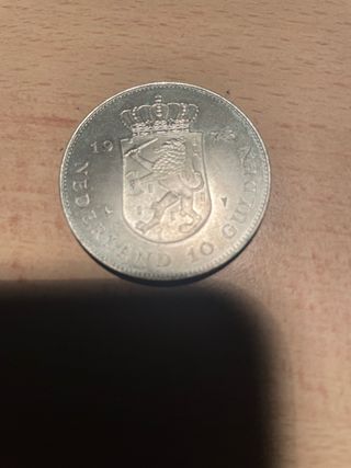 Moneta 10 Gulden Olanda 1973 in Argento 720 -25 gr