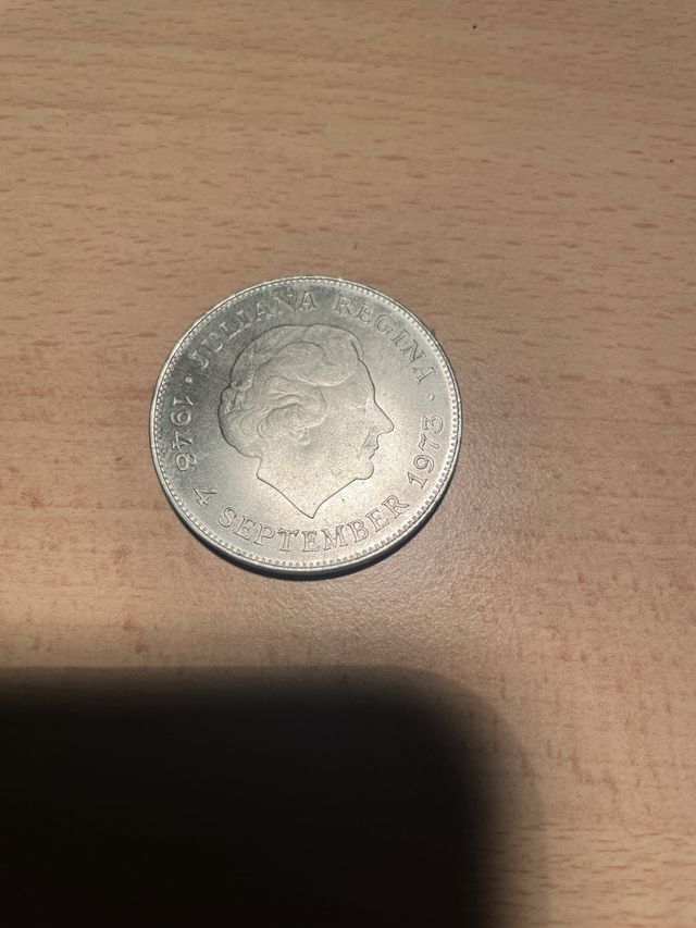 Moneta 10 Gulden Olanda 1973 in Argento 720 -25 gr