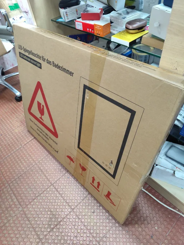 Espejo LED 80x60cm 3 Funciones