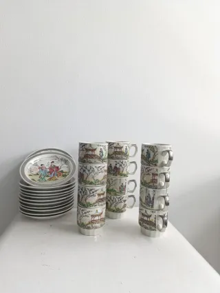 Set Tazze e Piattini Giapponesi Bavaria