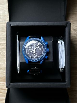 Omega Speedmaster Moonwatch Azul