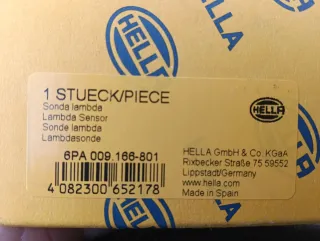Sonda Lambda HELLA 6PA 009.166-801
