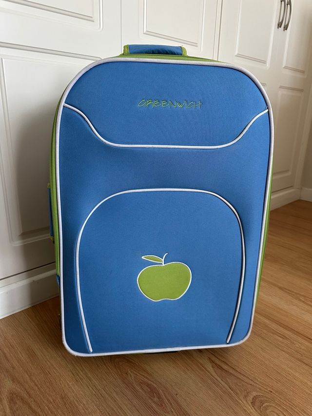 Maleta de viaje Greenwich azul y verde