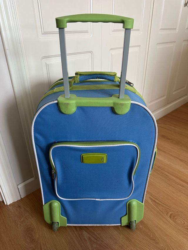 Maleta de viaje Greenwich azul y verde
