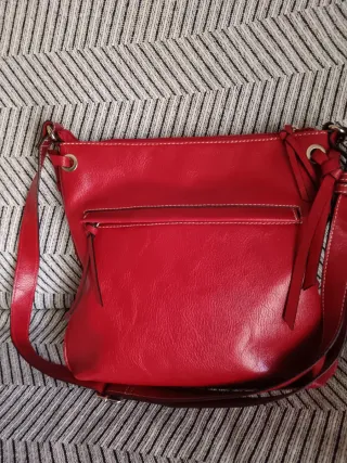 Bolso Matties Piel Rojo