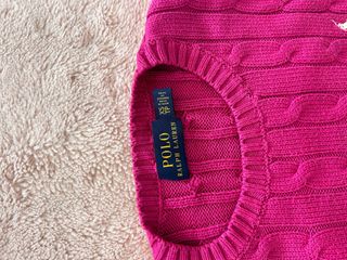 Jersey Polo Ralph Lauren rosa trenzado