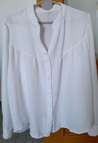 Camisa blanca mujer talla L