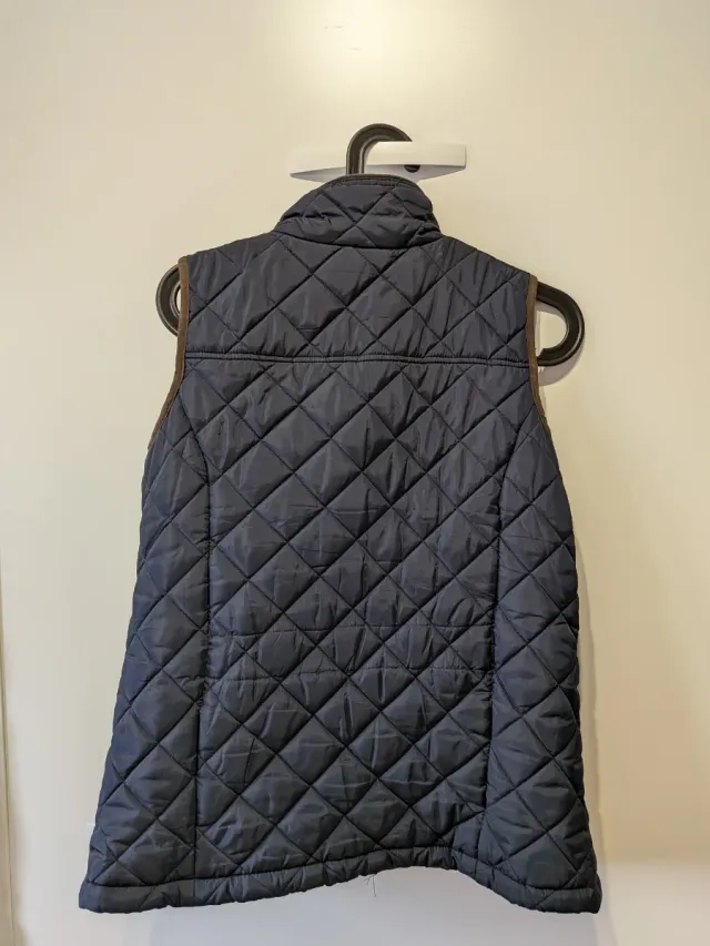 Chaleco acolchado mujer, bolsillos, talla M.