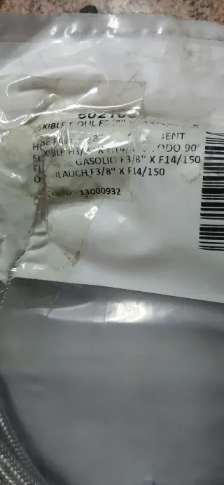 Latiguillos gasoil para quemado Roca y otros