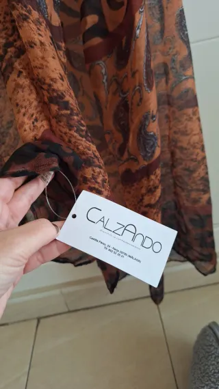 Fular estampado animal print