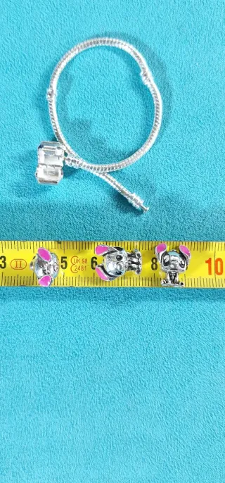CHARM Plata 925 de Disney "Lilo y Stitch"