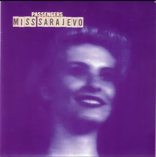 Passengers Miss Sarajevo 7" 45rpm Poster Gigante