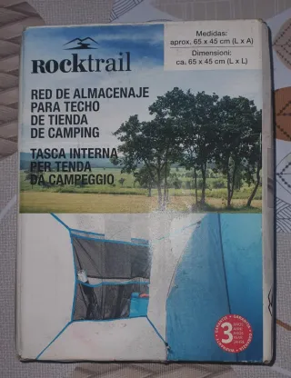 Red de almacenaje Rocktrail para tienda