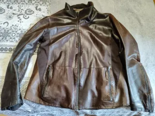 Cazadora Piel Mujer Marrón Chocolate