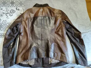 Cazadora Piel Mujer Marrón Chocolate