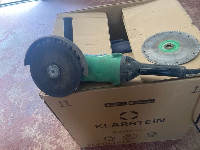 Amoladora profesional 230mm 2200W Hitachi