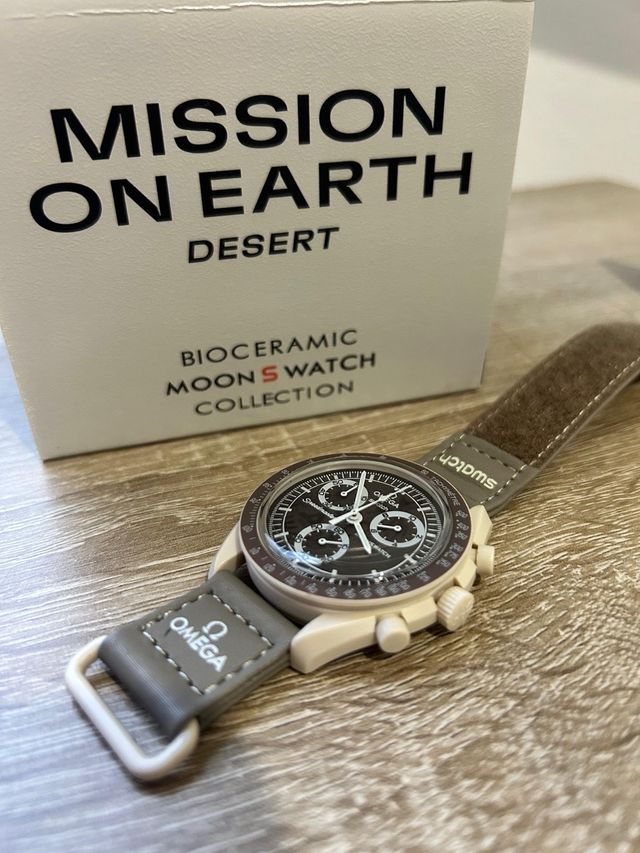 Omega x Swatch Mission on Earth Desert