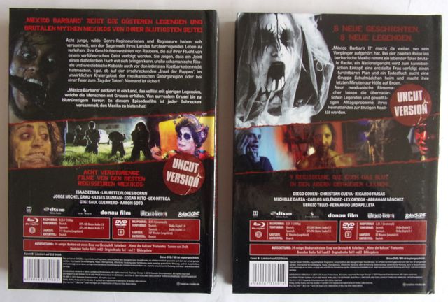 México Bárbaro I y II Blu-ray + DVD Digibook
