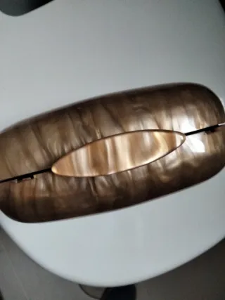 Bolso de fiesta dorado